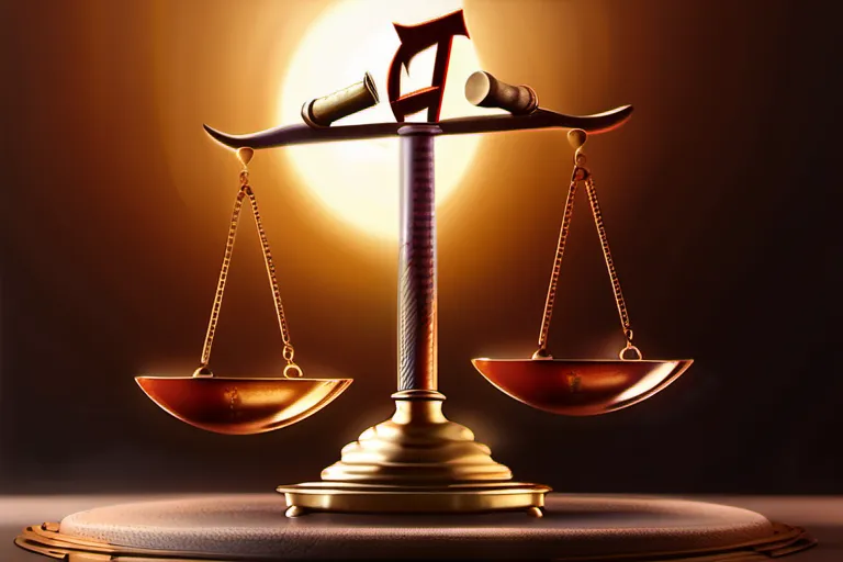 A balanced scale with a religious symbol on one side and a hammer and sickle on the other, symbolizing the delicate balance between religion and socialism. - Religion and Socialism