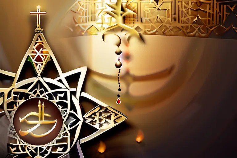 A visually appealing cover image featuring a blend of Christian and Islamic symbols, symbolizing the fusion of faiths in Chrislam. - Chrislam, Pope, Religion, Christianity, Islam