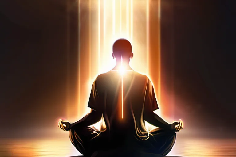 A serene image of a person in prayer with a glowing aura around them, symbolizing the power and peace that comes from effective prayer. - Effective Prayer Guide