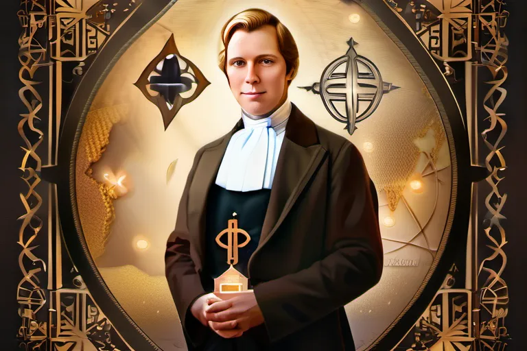 A visually appealing cover image featuring a portrait of Joseph Smith with contemporary religious symbols subtly integrated. - Joseph Smith Mormon Impact