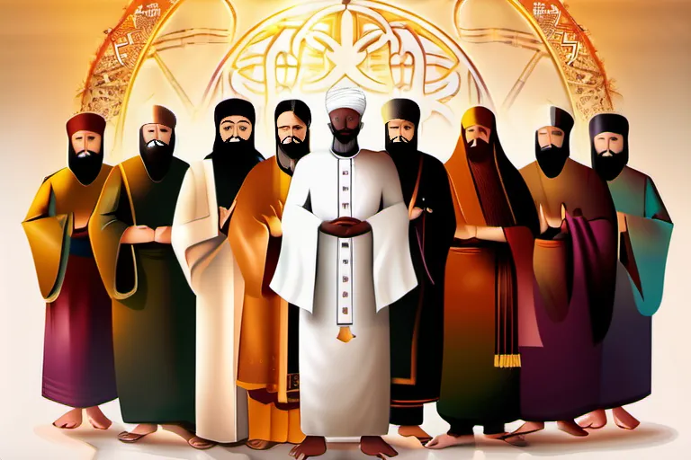 A diverse group of people from various religions standing together, symbolizing unity and harmony despite their differences. - dangerous religion