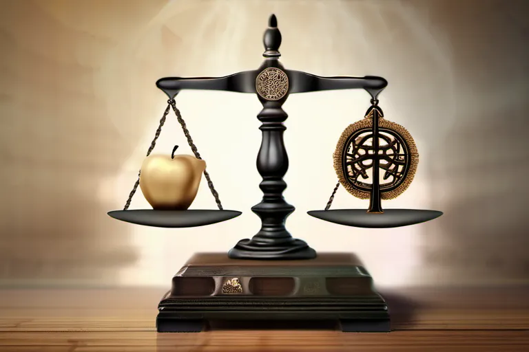 A balanced scale with religious symbols on one side and a brain on the other, symbolizing the weighing of evidence for and against the rationality of religious belief. - religious belief rationality