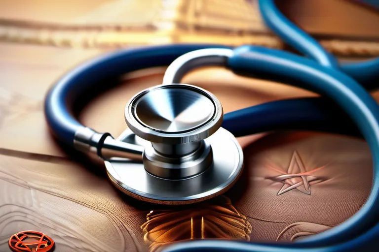 A visually appealing cover image featuring a stethoscope intertwined with a religious symbol, such as a cross or Star of David, to represent the blending of faith and medicine in the article's topic. - religion healthcare conflict