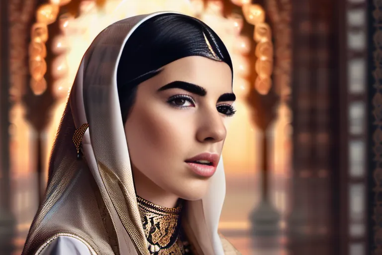 A captivating image of Dua Lipa in traditional Muslim attire, symbolizing her faith and cultural heritage. - Dua Lipa Muslim