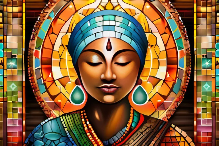 A vibrant, multicultural mosaic representing diverse spiritual practices. - Varieties of Religious Experience