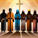 A diverse group of people standing together, symbolizing unity and diversity within unaffiliated religion. - unaffiliated religion