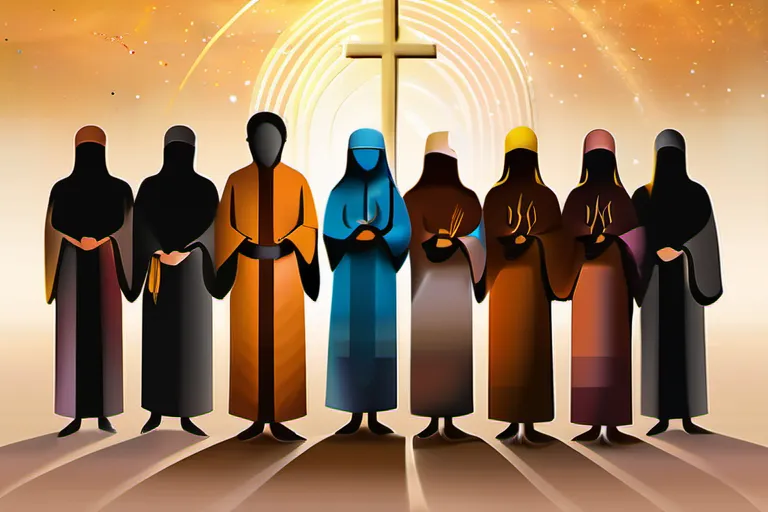 A diverse group of people standing together, symbolizing unity and diversity within unaffiliated religion. - unaffiliated religion