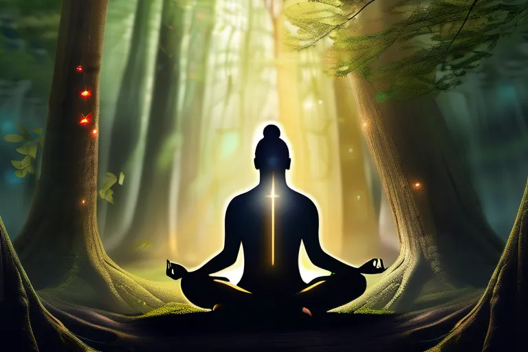 A serene image of a person meditating in a tranquil forest setting, symbolizing the spiritual journey within Covenant religion. - Covenant Religion, Spirituality, Life