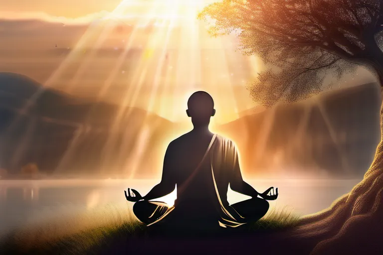 A serene image of a person meditating in nature, symbolizing the connection between the Incarnation Church's teachings on spirituality and personal growth. - Incarnation Church spirituality