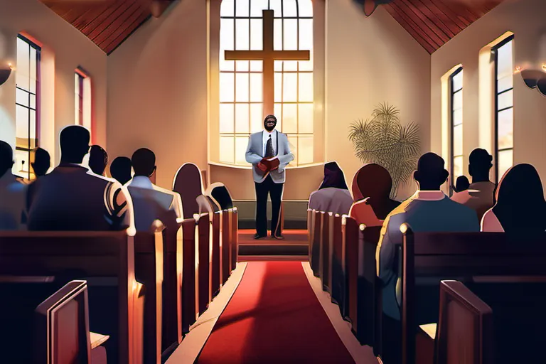 A visually appealing cover image featuring a group of people gathered for worship in a Seventh-day Adventist church. - Seventh-day Adventist Church