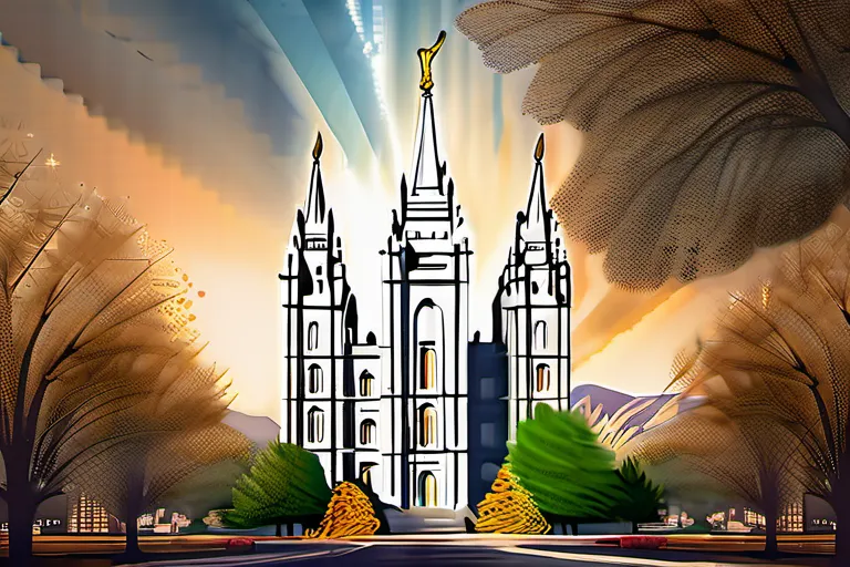 A visually appealing cover image featuring the iconic Salt Lake Temple, symbolizing the LDS Church and its rich history. - LDS Mormon Church