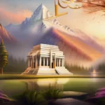 A visually appealing cover image featuring a serene temple set against a backdrop of mountains, symbolizing the peaceful and spiritual nature of the LDS religion. - LDS Church