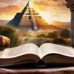 A visually appealing cover image featuring an open Book of Mormon with a backdrop of ancient ruins or landscapes to represent the historical context of the text. - Book of Mormon