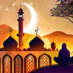 A vibrant image depicting the global Muslim community celebrating Eid al-Adha in various cultural settings. - Eid al-Adha