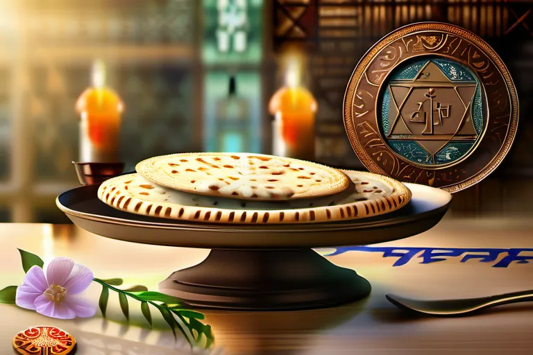 A visually appealing cover image featuring symbols associated with Passover such as the matzah, the Afikoman, and the Passover Seder plate. - Passover Meaning