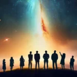 A visually appealing cover image featuring a group of people looking up towards the sky, symbolizing the Rapture. - Rapture in Christian belief