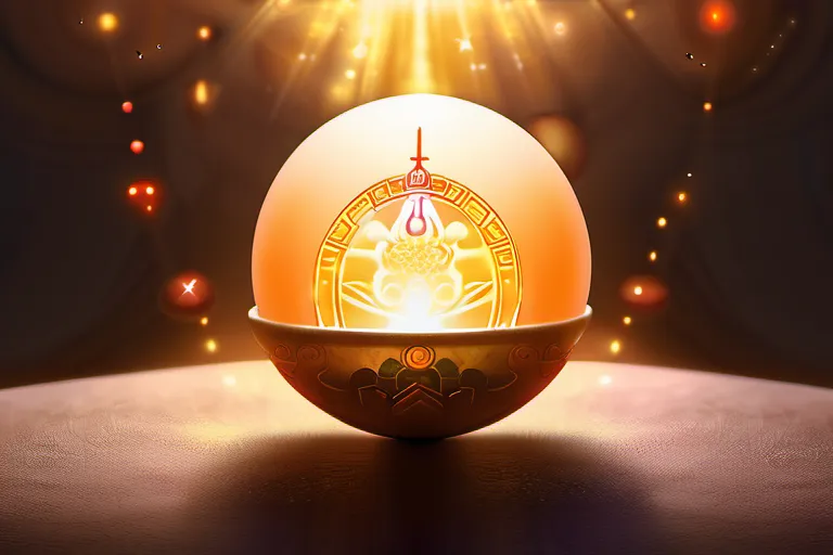 A stylized illustration of a single, glowing orb representing a deity, surrounded by multiple smaller orbs symbolizing various monotheistic religions. - monotheism