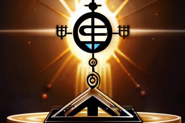 A dynamic image depicting a balance between a religious symbol (e.g., cross or menorah) and a scientific symbol (e.g., atom or telescope), with the title text superimposed. - religion science opposition