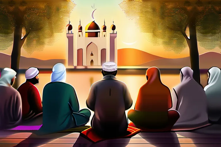 A vibrant image showcasing a peaceful gathering of Christians and Muslims, symbolizing unity and harmony. - Chrislam