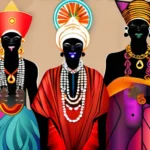 A vibrant image showcasing Yoruba deities, symbolizing the richness and diversity of Orisha religion - Orisha Religion