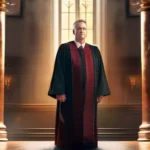 A powerful judge standing tall, symbolizing leadership and deliverance. - Judges in the Old Testament