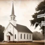 A historic church with a sign reading 'American Baptist Association'. - American Baptist Association